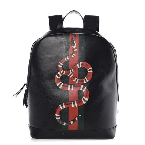 gucci calfskin kingsnake backpack|Gucci Calfskin Kingsnake Backpack .